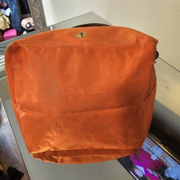 Longchamp Le Piliage bright orange tote - Picture 3 of 6